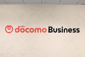 NTT DOCOMO Business signboard and logo